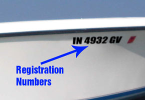 Registration Number Sample