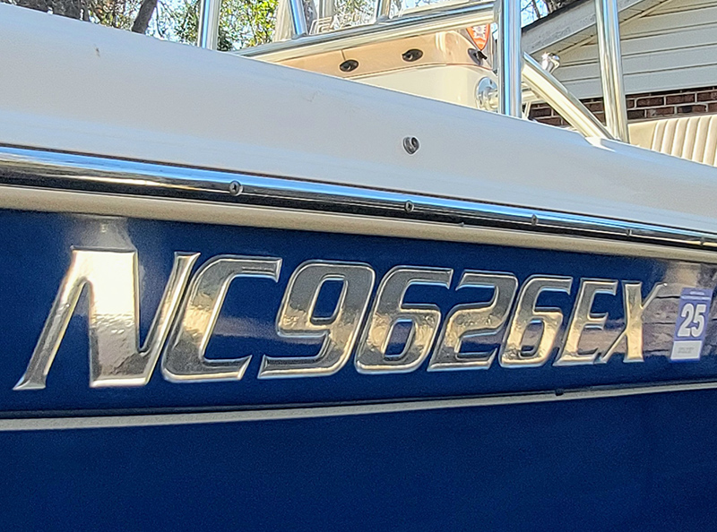 Chrome Domed Lettering