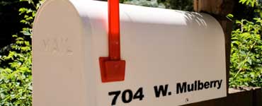 Mailbox Lettering